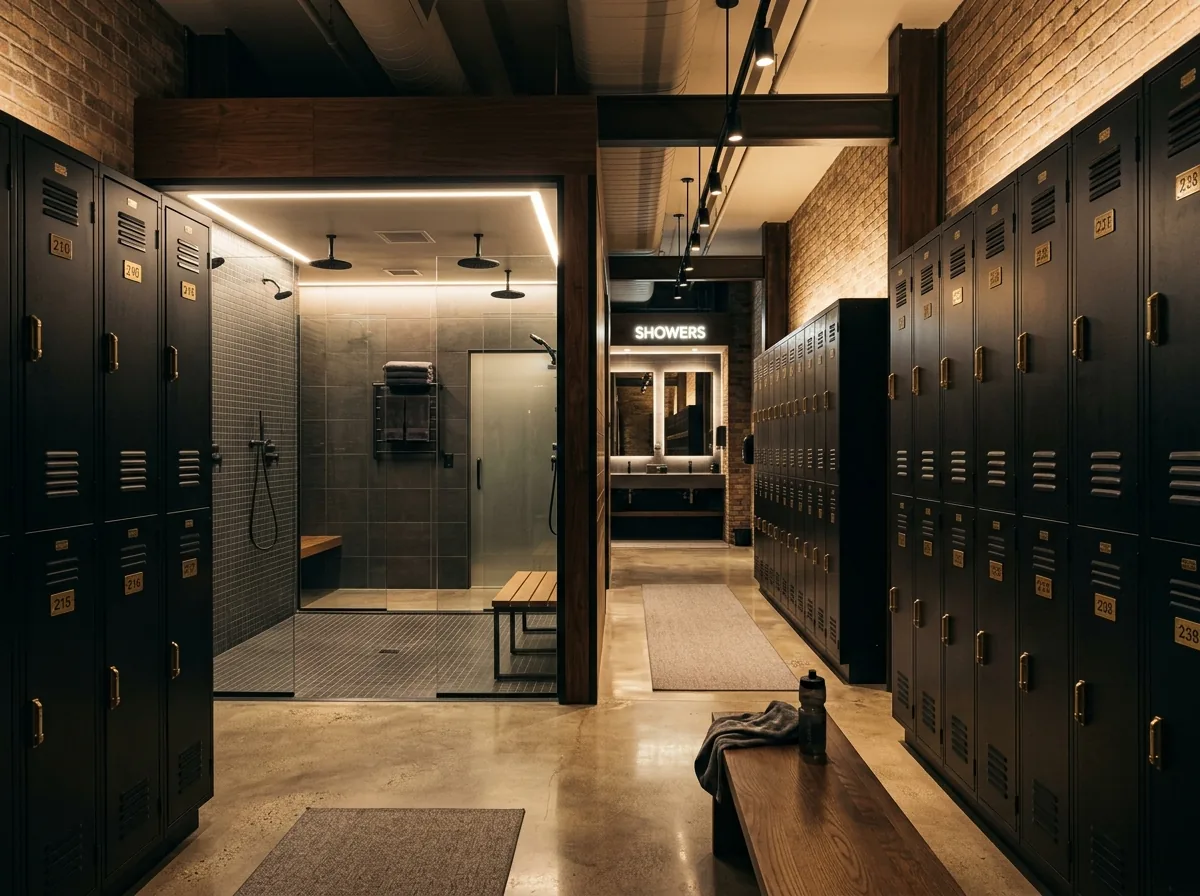 Vestiare și dușuri premium BROGYM